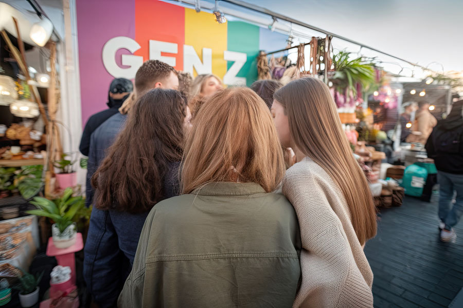 Image of GenZ in a garden centre